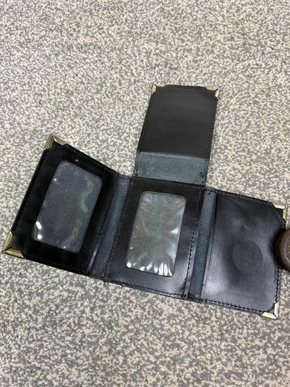 Obsolete Ex Essex Police Tri-Fold Warrant Card Leather Holder Wallet Collector Display