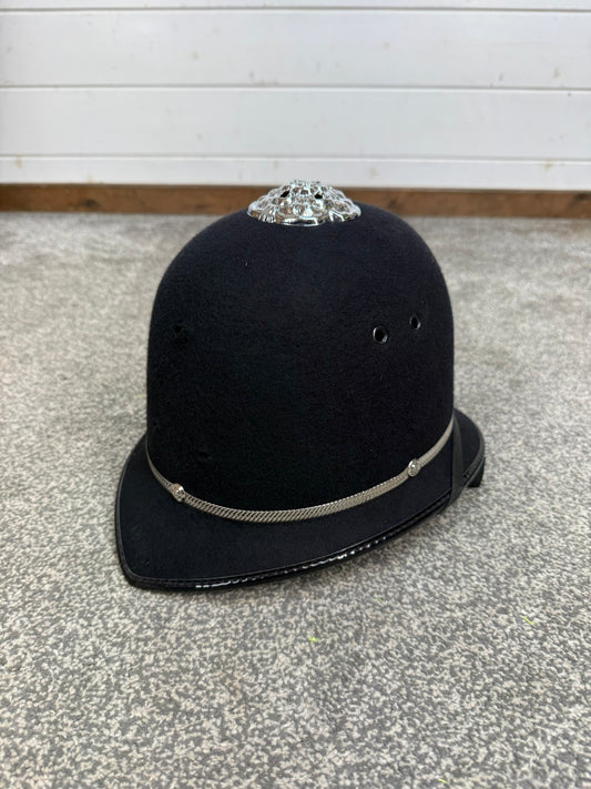 Ex Police Bobby Custodian Helmet Rose Top 60cm Fancy Dress Display