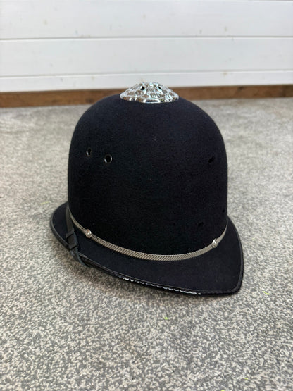 Ex Police Bobby Custodian Helmet Rose Top 60cm Fancy Dress Display