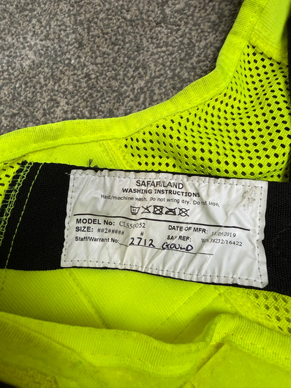 Safariland Hi-Vis MOLLE Vest & Pouches Tactical Utility Security Vest Ex Police - MED