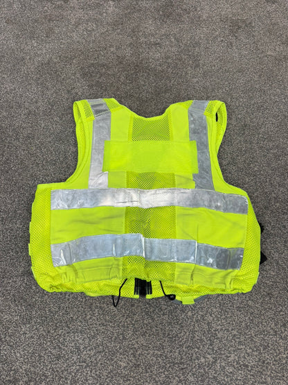 Safariland Hi-Vis MOLLE Vest & Pouches Tactical Utility Security Vest Ex Police - MED