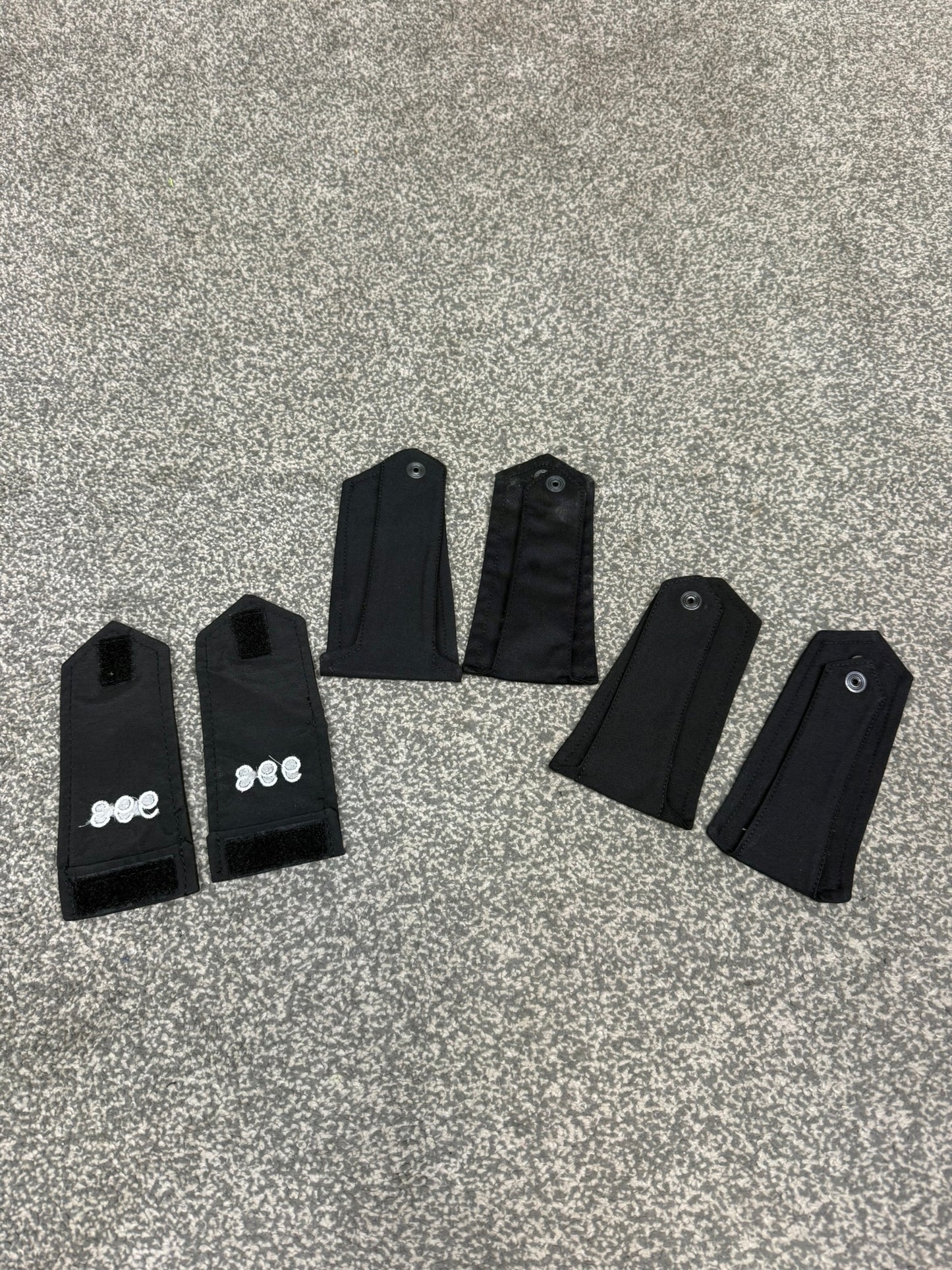 Ex Police Shoulder Epaulettes 3x Pairs Numbered 993 Collector Uniform Display