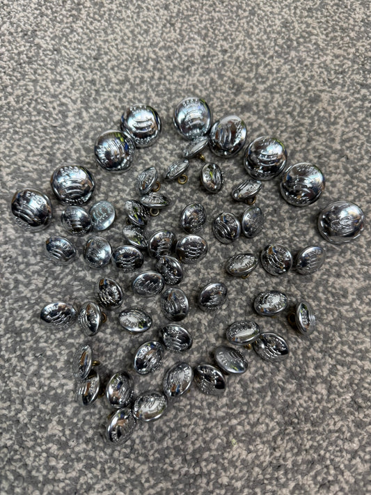 Essex Police Buttons Job Lot x52 Tunic Uniform Buttons