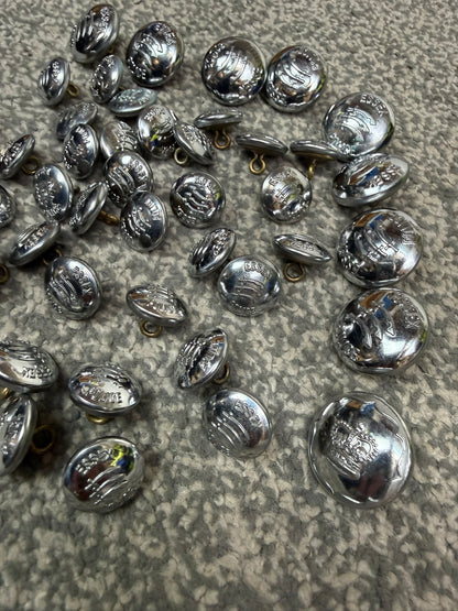 Essex Police Buttons Job Lot x52 Tunic Uniform Buttons