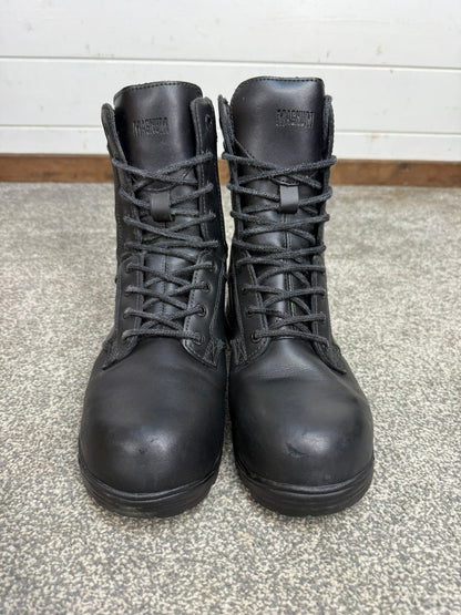 Ex Police Magnum Elite Shield Met Combat Boots Black Leather UK 7 Security Work