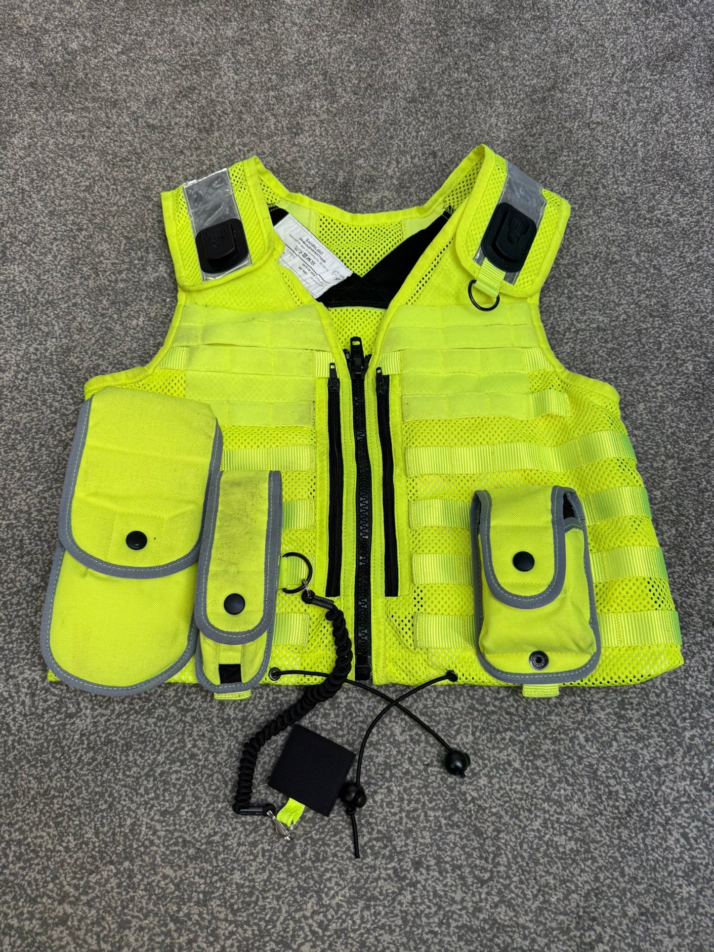 Ex Police Hi Vis Safariland Vest Molle Tactical Utility Security Vest - Small
