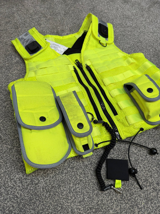 Ex Police Hi Vis Safariland Vest Molle Tactical Utility Security Vest - Small