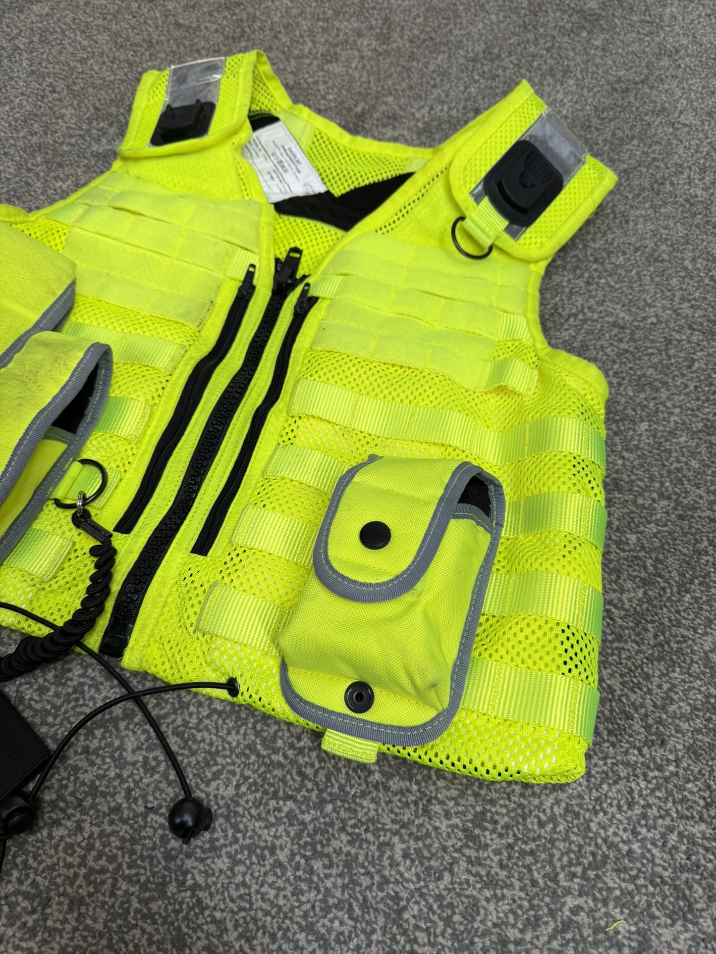 Ex Police Hi Vis Safariland Vest Molle Tactical Utility Security Vest - Small