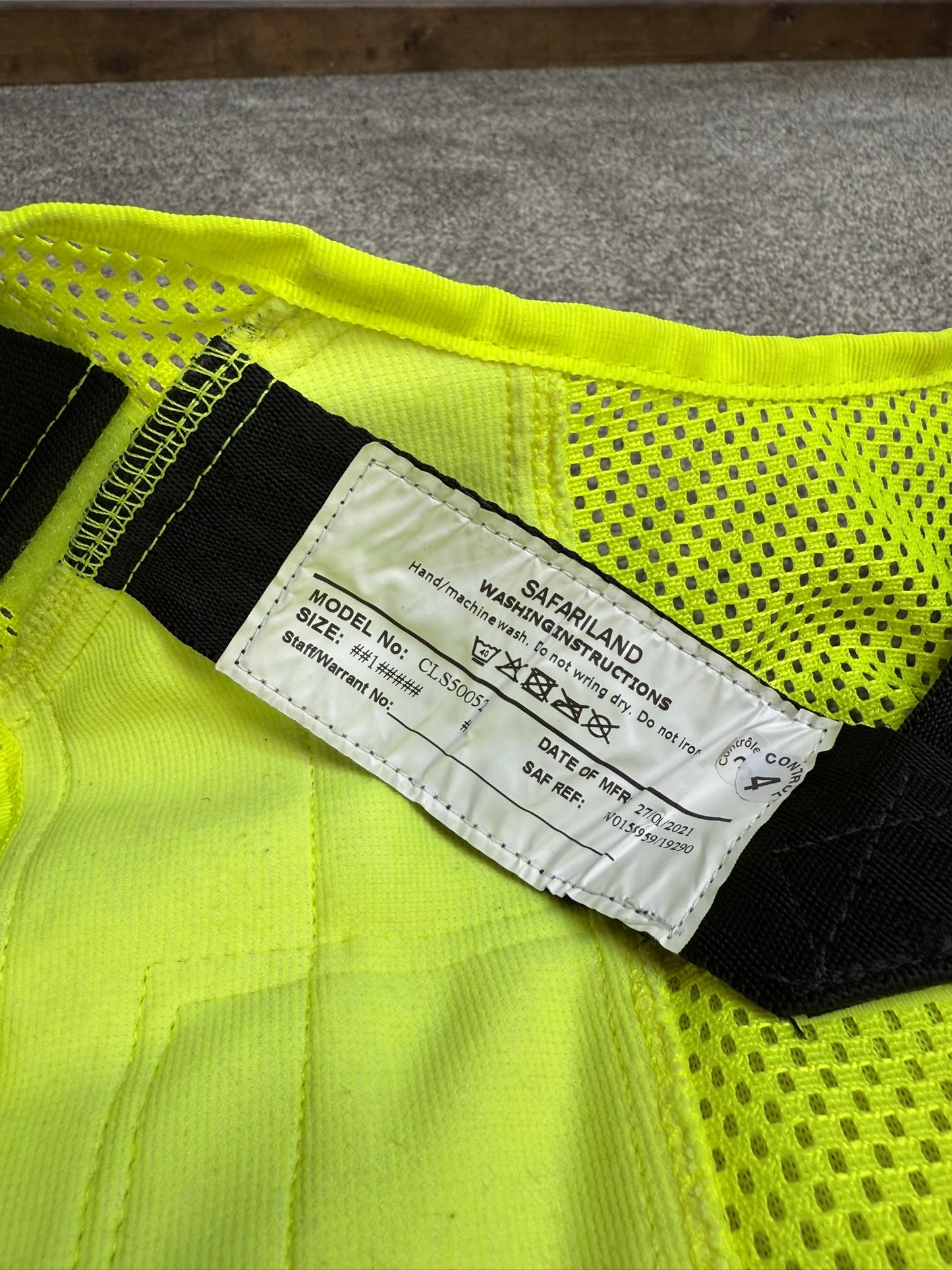 Ex Police Hi Vis Safariland Vest Molle Tactical Utility Security Vest - Small