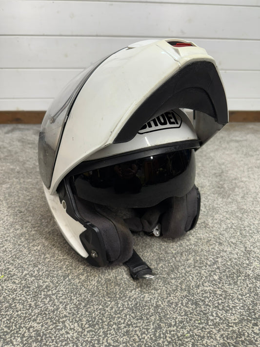 Ex Police Shoei Flip-Up Motorcycle Helmet - X Large