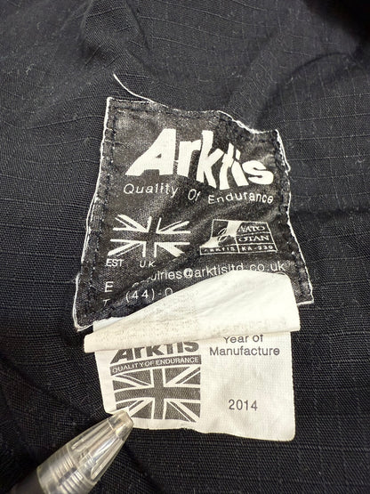 Ex Police Arktis Black Combat Cargo Trousers 32" Waterproof Ripstop Dog Handler