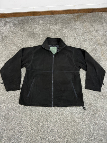 Black Mil-Tec Polar Fleece Liner - Jacket Liner Large