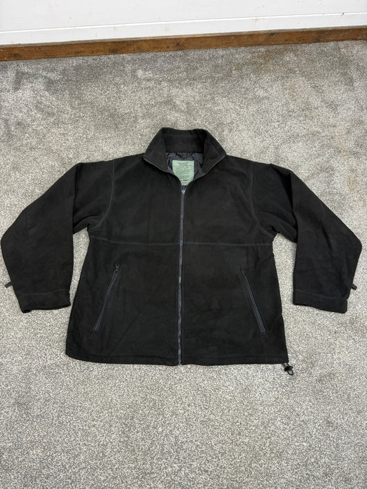 Black Mil-Tec Polar Fleece Liner - Jacket Liner Large