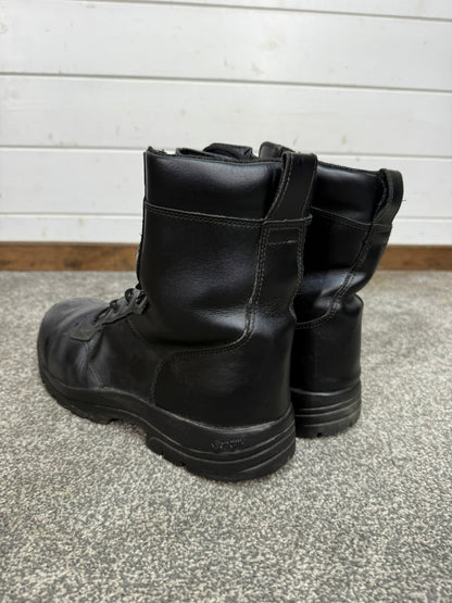 Ex Police Magnum Elite Shield Combat Boots Black Leather UK 10.5 Security Work