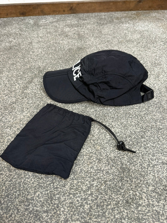 Ex Police Folding Baseball Cap ARU Hat & Bag Collector Display Film Uniform