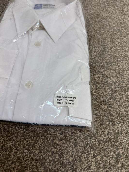 NEW Metropolitan Met Police White Shirt Long Sleeve 17" Collectors Film / TV Uniform