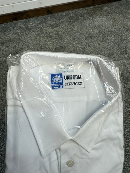 NEW Metropolitan Met Police White Shirt Long Sleeve 17" Collectors Film / TV Uniform