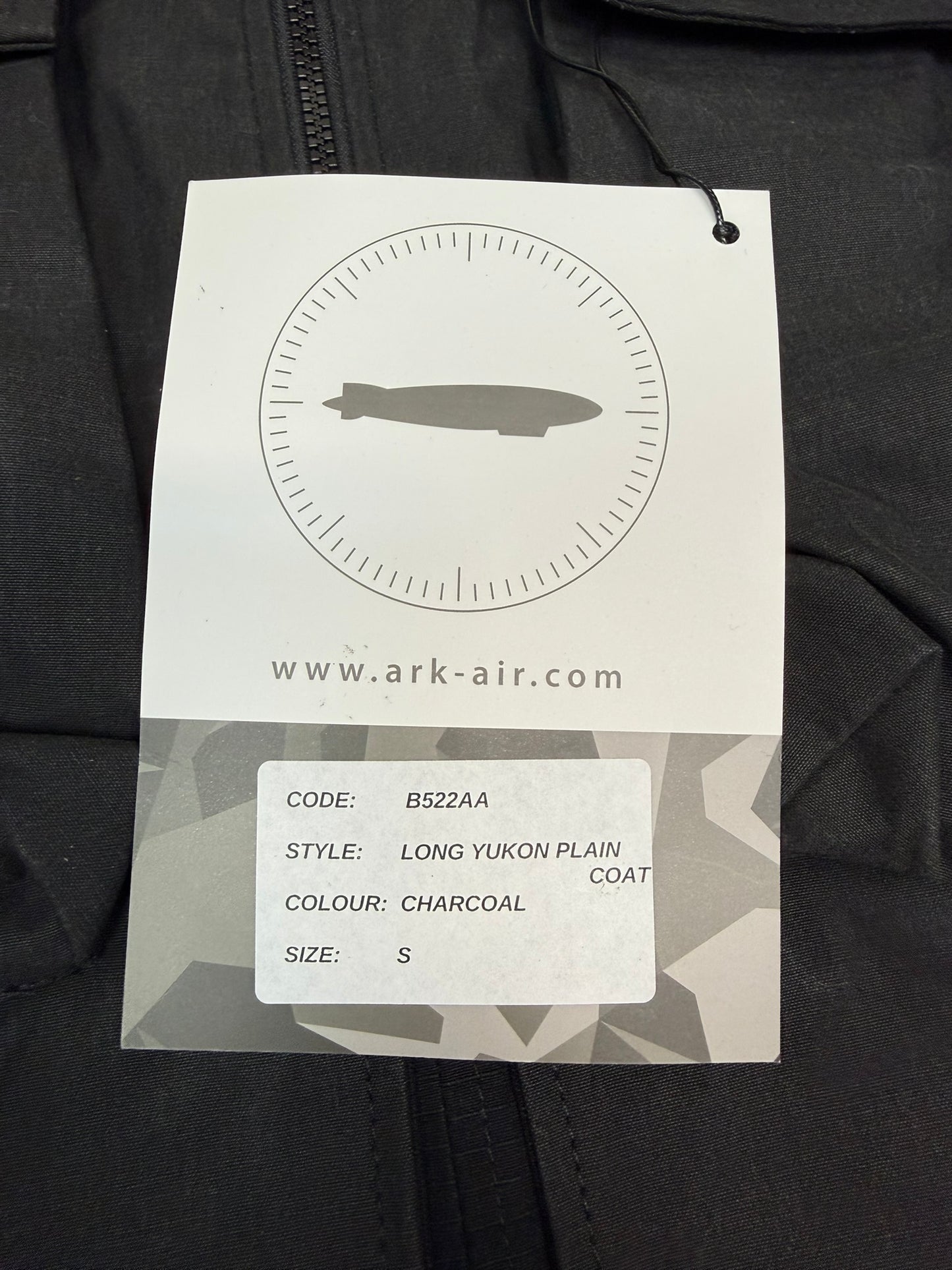 NEW ArkAir Arktis B522AA Yukon Long Parka Coat Cold Weather Black - Small