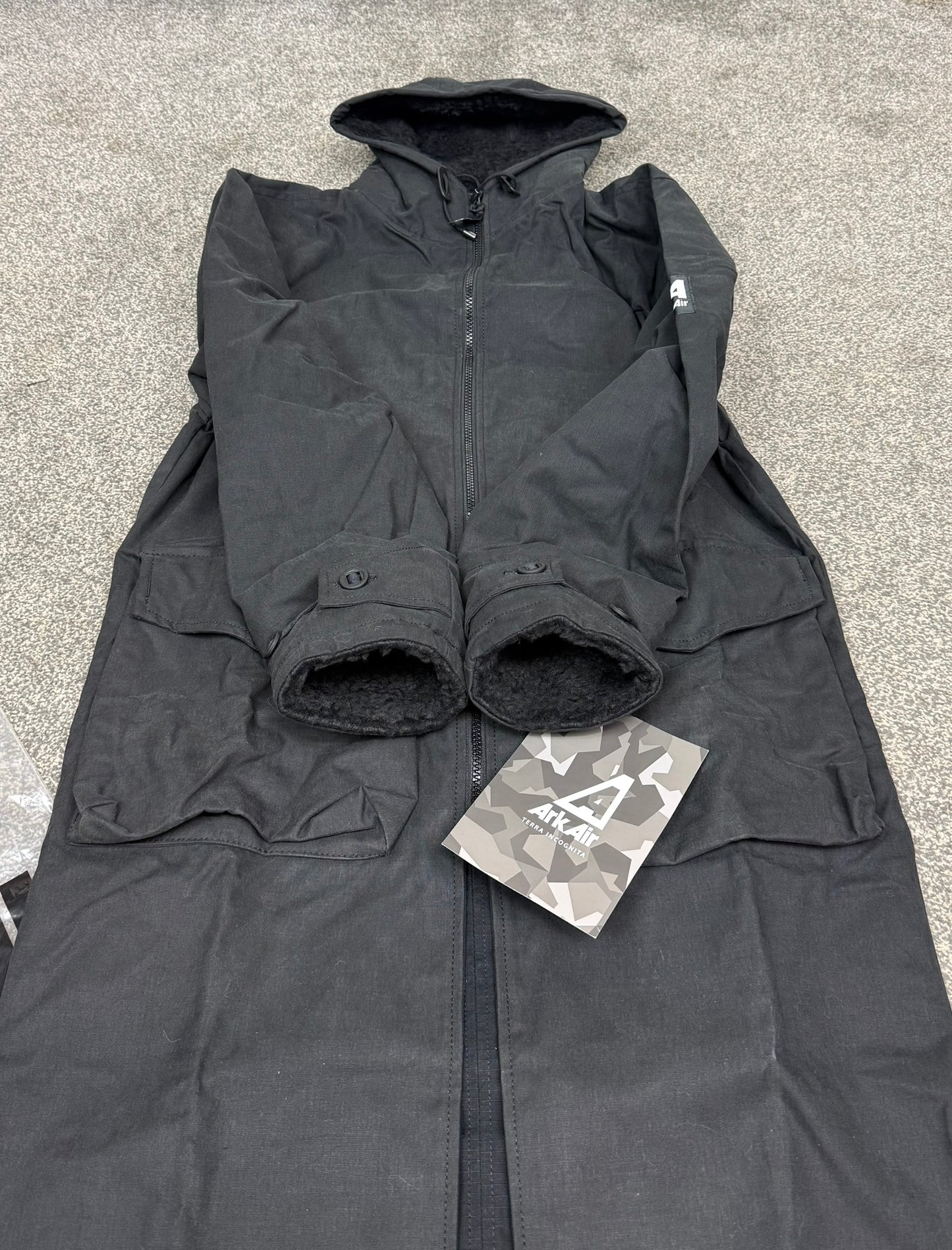 NEW ArkAir Arktis B522AA Yukon Long Parka Coat Cold Weather Black - Small