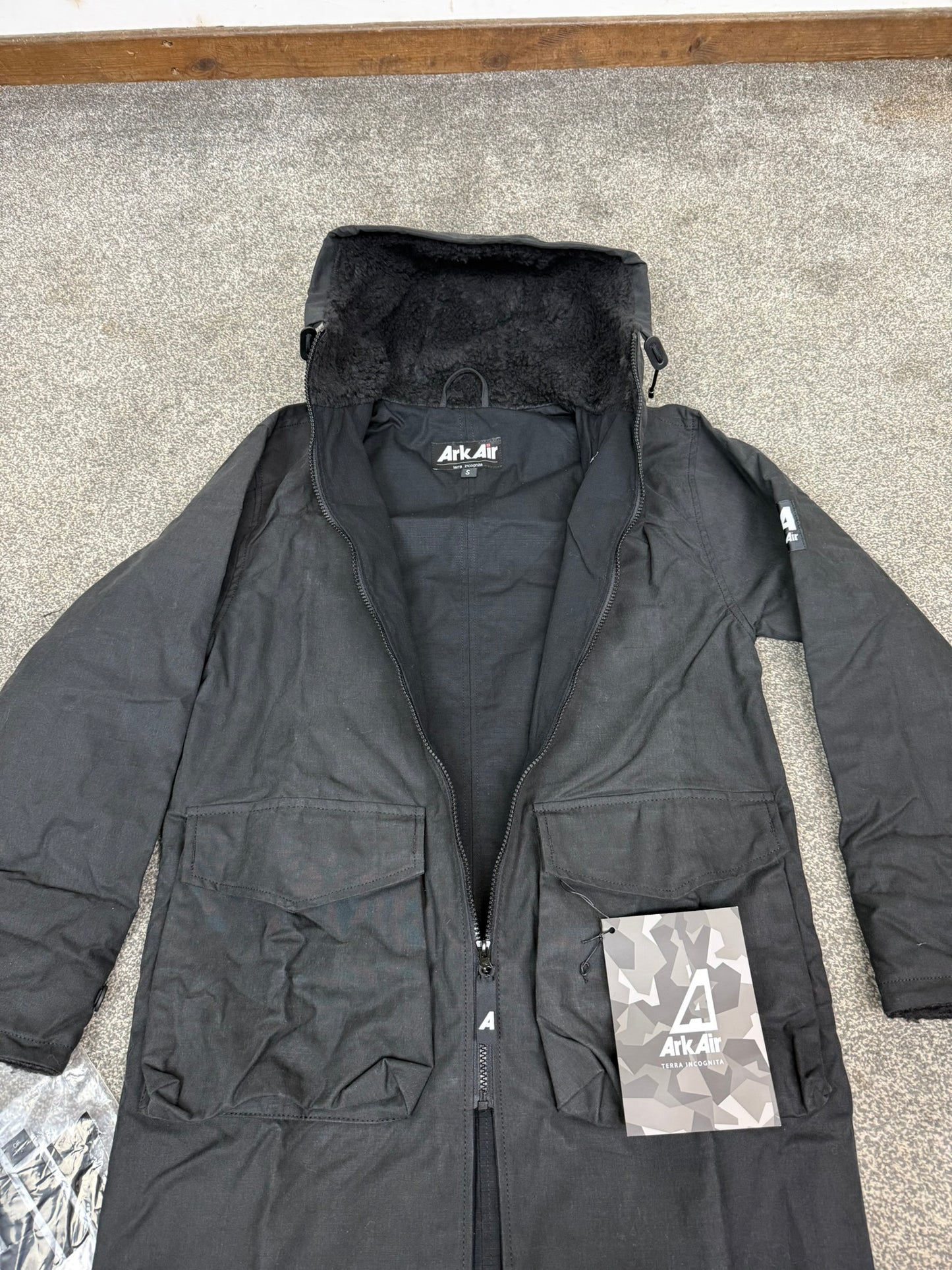 NEW ArkAir Arktis B522AA Yukon Long Parka Coat Cold Weather Black - Small