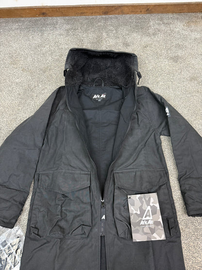 NEW ArkAir Arktis B522AA Yukon Long Parka Coat Cold Weather Black - Small