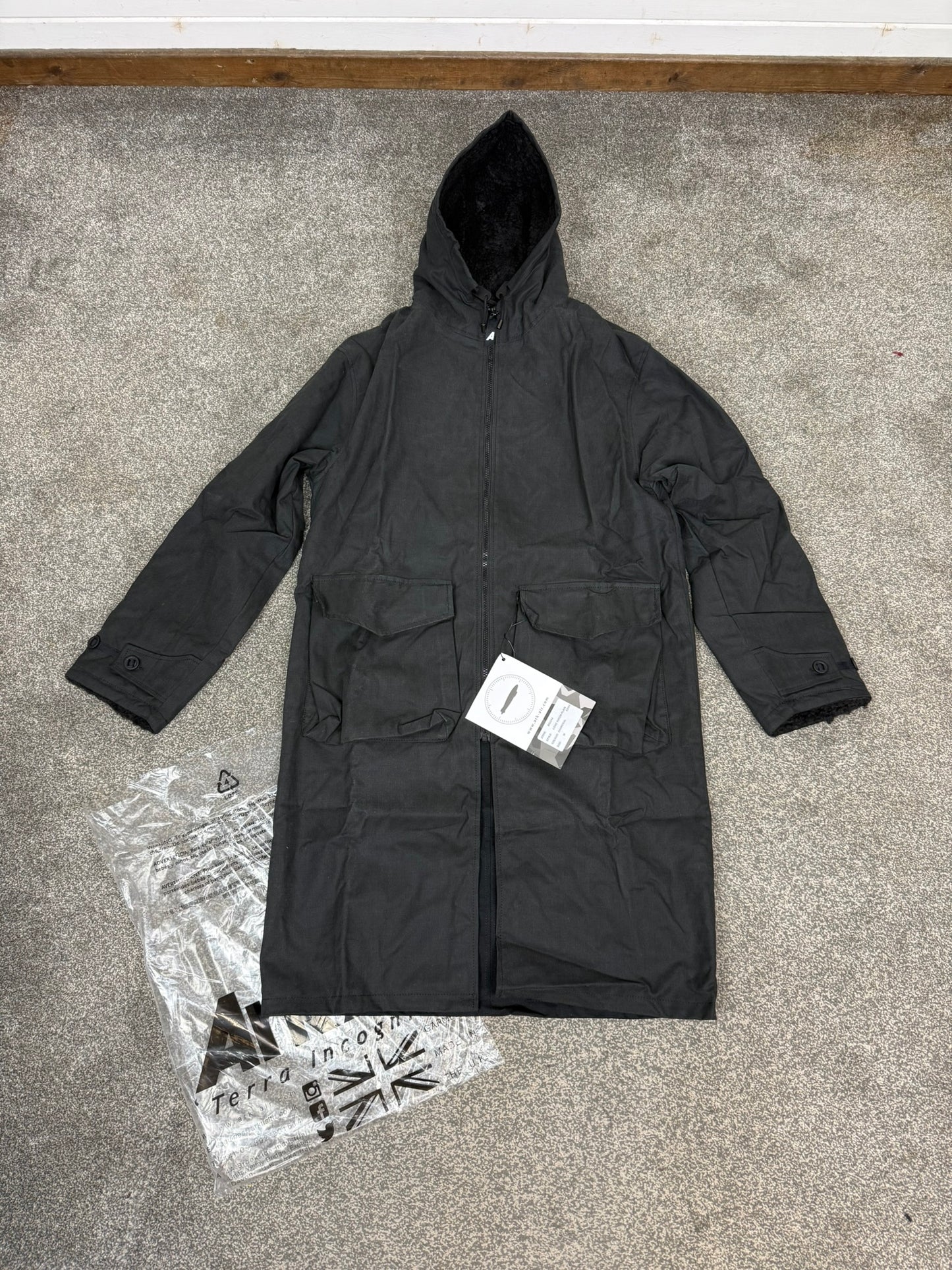 NEW ArkAir Arktis B522AA Yukon Long Parka Coat Cold Weather Black - Medium