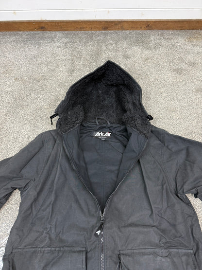 NEW ArkAir Arktis B522AA Yukon Long Parka Coat Cold Weather Black - Medium