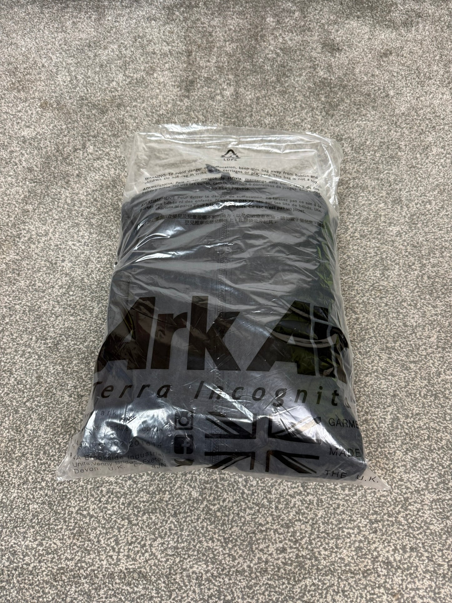 NEW ArkAir Arktis B522AA Yukon Long Parka Coat Cold Weather Black - Medium