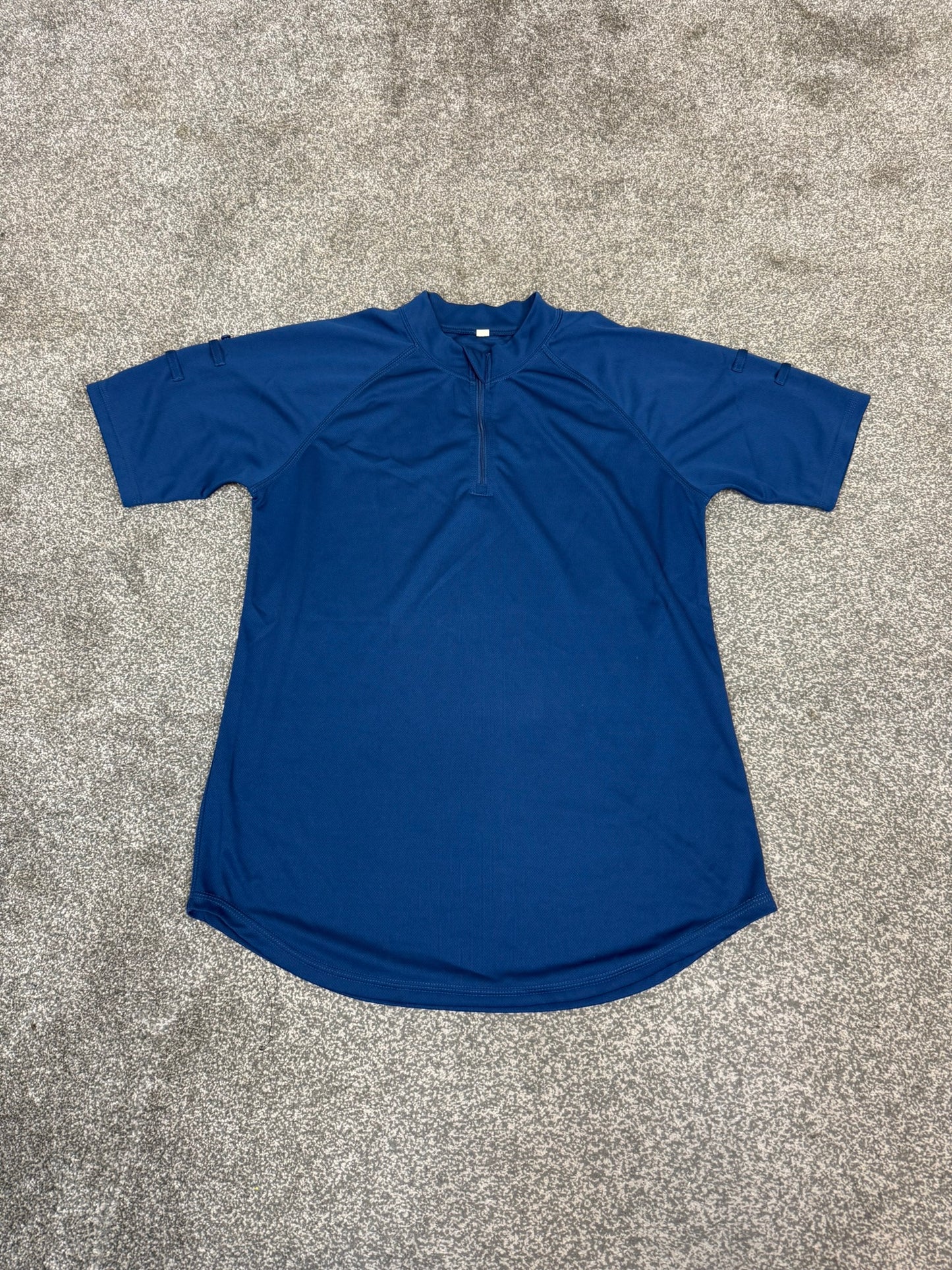 Ex Police Men's Blue Moisture Wicking T-Shirt Security Uniform Hiking Walking