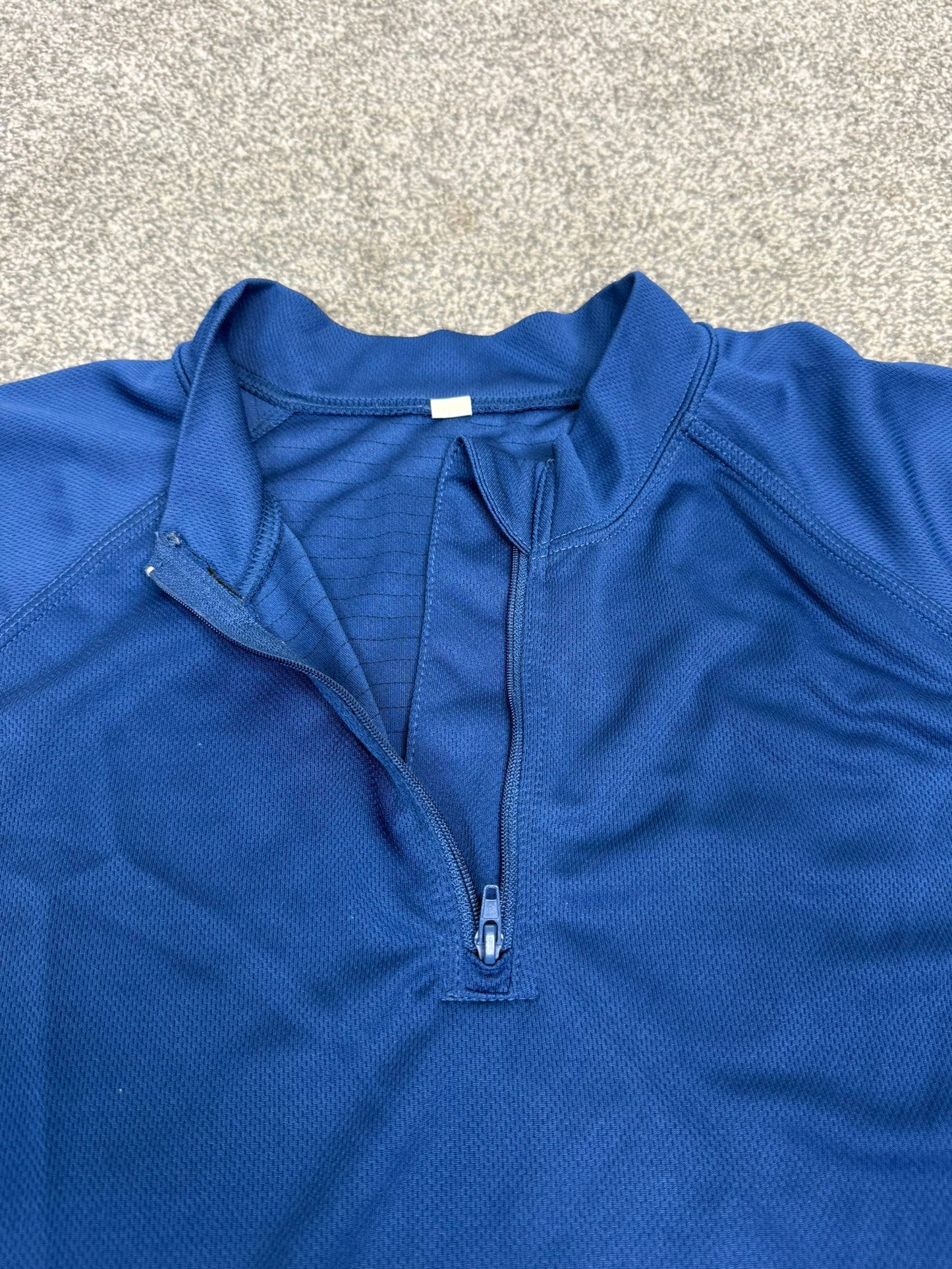 Ex Police Men's Blue Moisture Wicking T-Shirt Security Uniform Hiking Walking