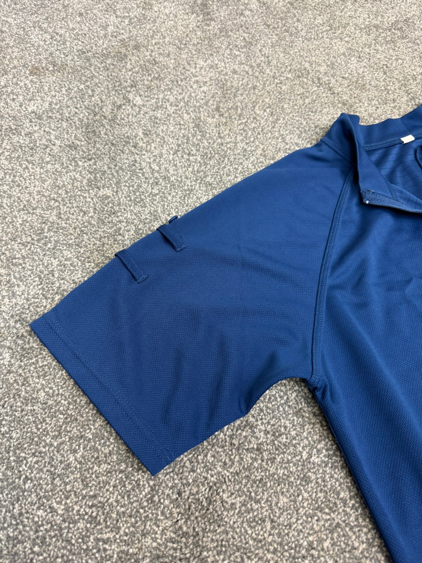 Ex Police Men's Blue Moisture Wicking T-Shirt Security Uniform Hiking Walking