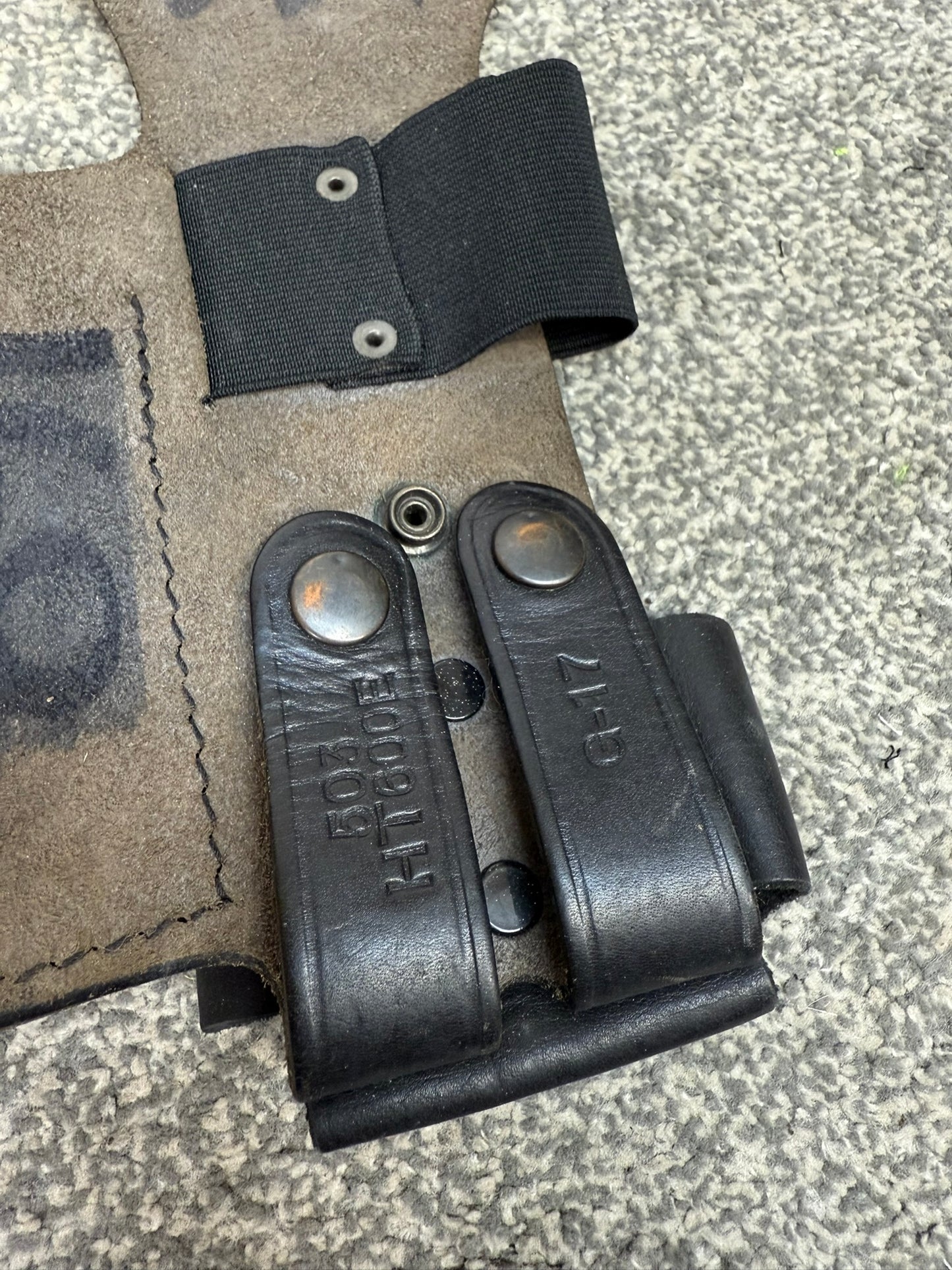 Ex Police PWL Leather Shoulder Holster Glock 17 With Radio & Mag Pouch Covert Security