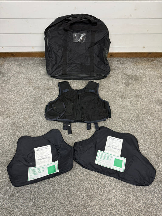 Ex Police Meggitt Female Body Armour Vest & Bag Anti Stab & Ballistic HG1A / KR2 Security