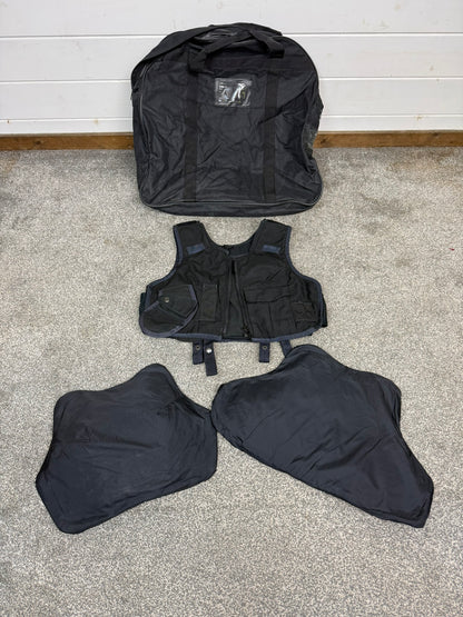 Ex Police Meggitt Female Body Armour Vest & Bag Anti Stab & Ballistic HG1A / KR2 Security