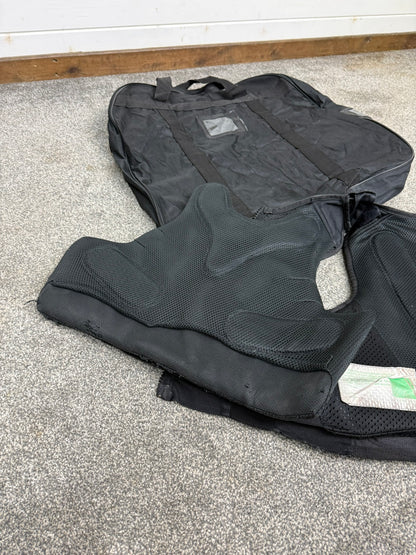 Ex Police Black Hawk Body Armour Vest & Bag Anti Stab & Ballistic HG1A & KR1 Security - MEDIUM