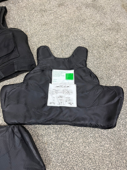 Ex Police Black Hawk Body Armour Vest & Bag Anti Stab & Ballistic HG1A & KR1 Security - MEDIUM