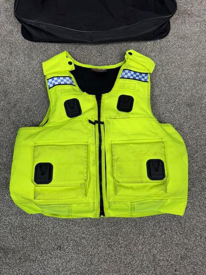 Ex Police Cooneen Body Armour Vest & Bag Anti Stab & Ballistic HG1A & KR1 - LARGE