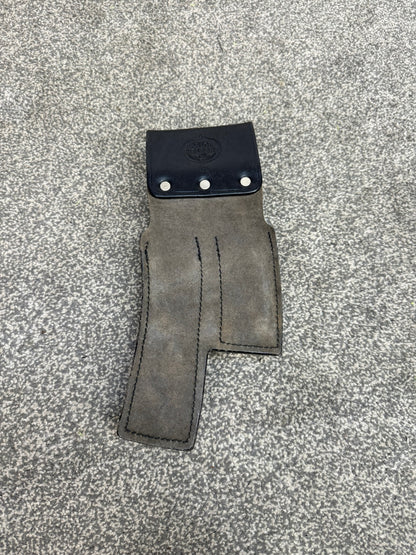 Ex Police H&K MP5 Double Mag Leather Belt Pouch Airsoft Display