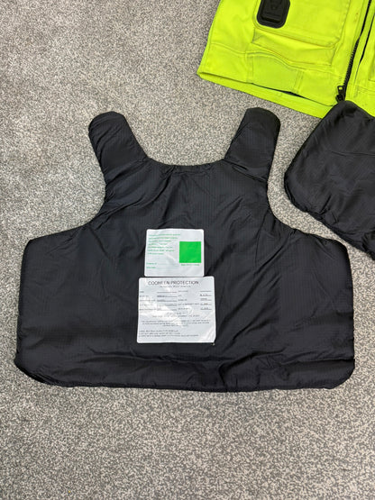 Ex Police Cooneen Body Armour Vest & Bag Anti Stab & Ballistic HG1A & KR1 - LARGE