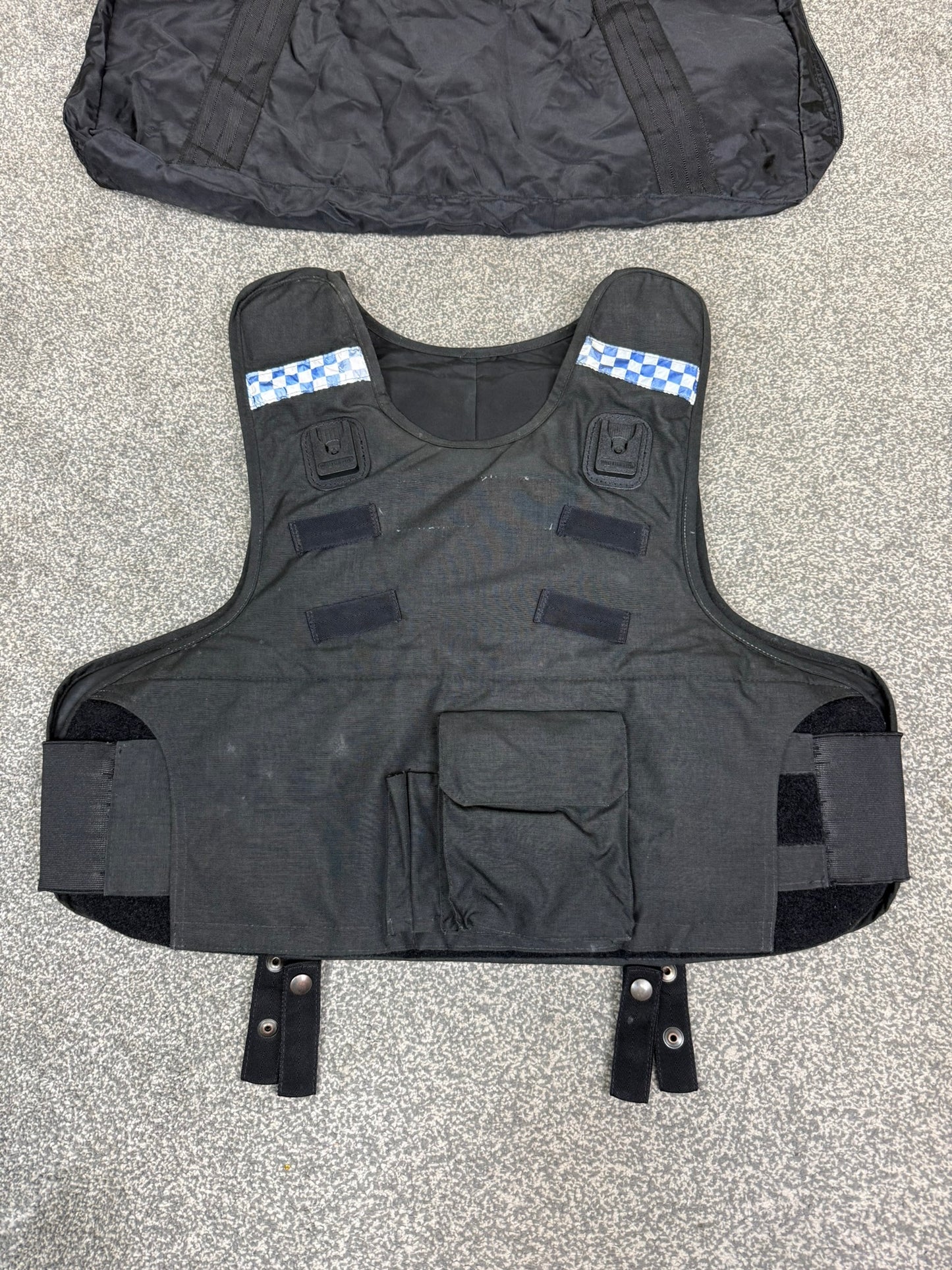 Ex Police Mehler Body Armour Vest & Bag Anti Stab & Ballistic HG1A & KR1 - XL