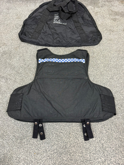 Ex Police Mehler Body Armour Vest & Bag Anti Stab & Ballistic HG1A & KR1 - XL
