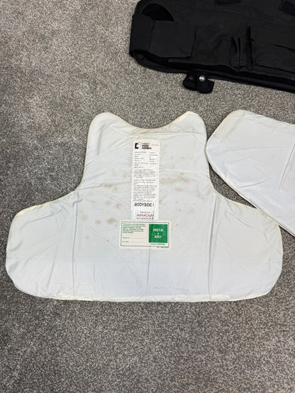 Ex Police Mehler Body Armour Vest & Bag Anti Stab & Ballistic HG1A & KR1 - XL