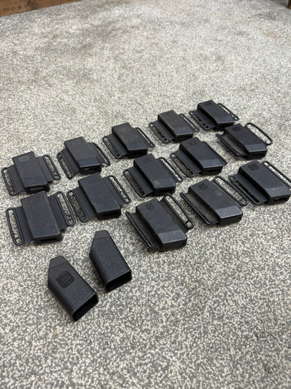 15x Ex Police Glock Mag Holder Pouch / Speed loader JOB LOT Magazine Holster Airsoft