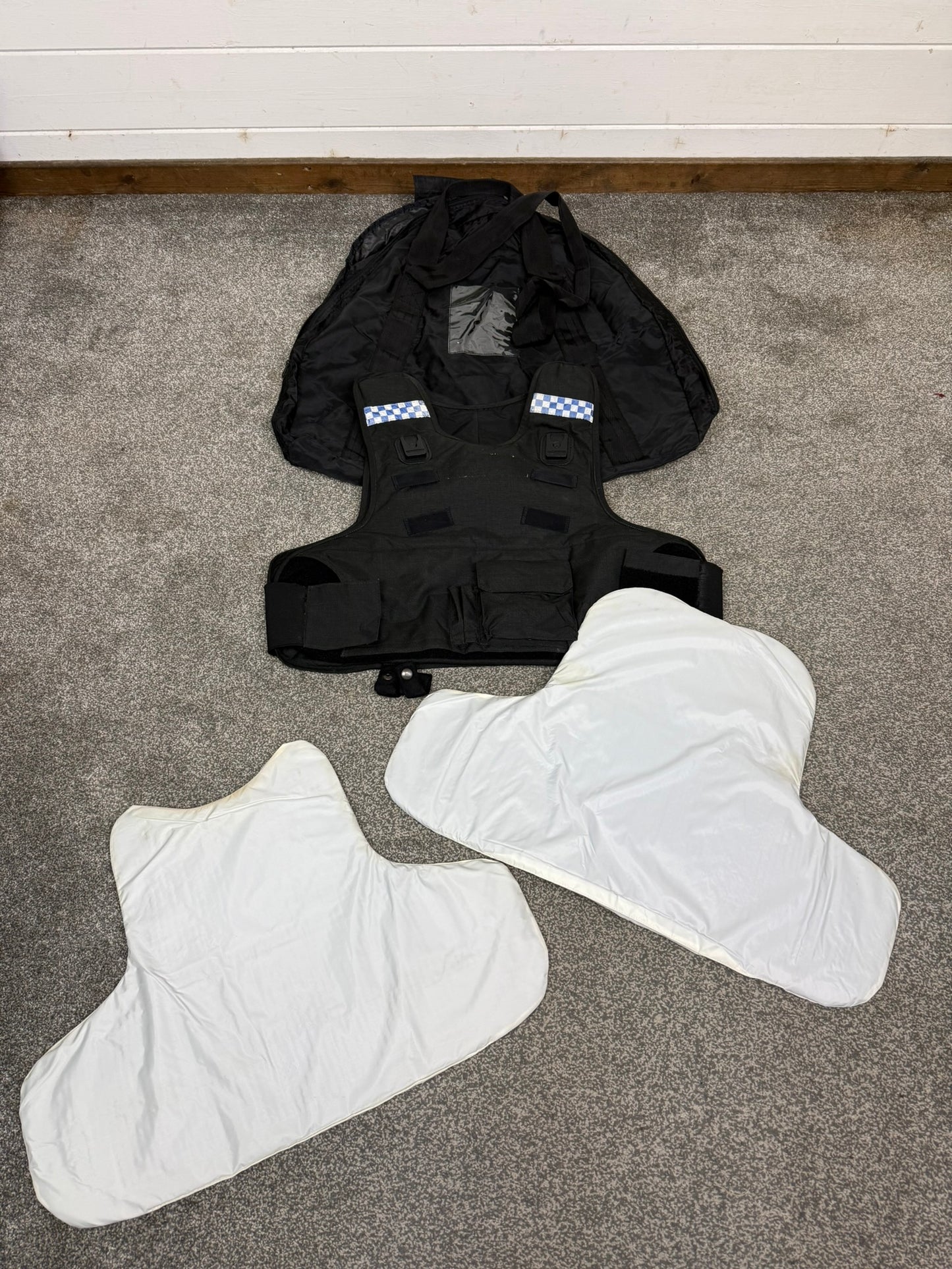 Ex Police Mehler Body Armour Vest & Bag Anti Stab & Ballistic HG1A & KR1 - XL