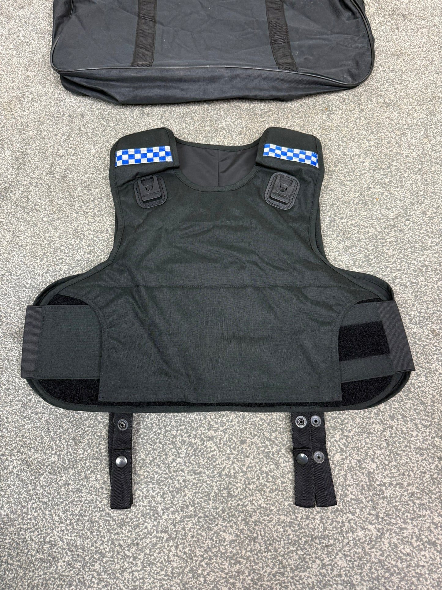 Ex Police Mehler Body Armour Vest & Bag Anti Stab & Ballistic HG1A & KR1 Security - LARGE