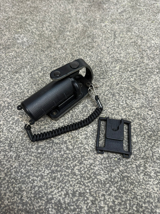 Ex Police CS Pepper Spray Holder Peter Jones With Klickfast Belt Dock