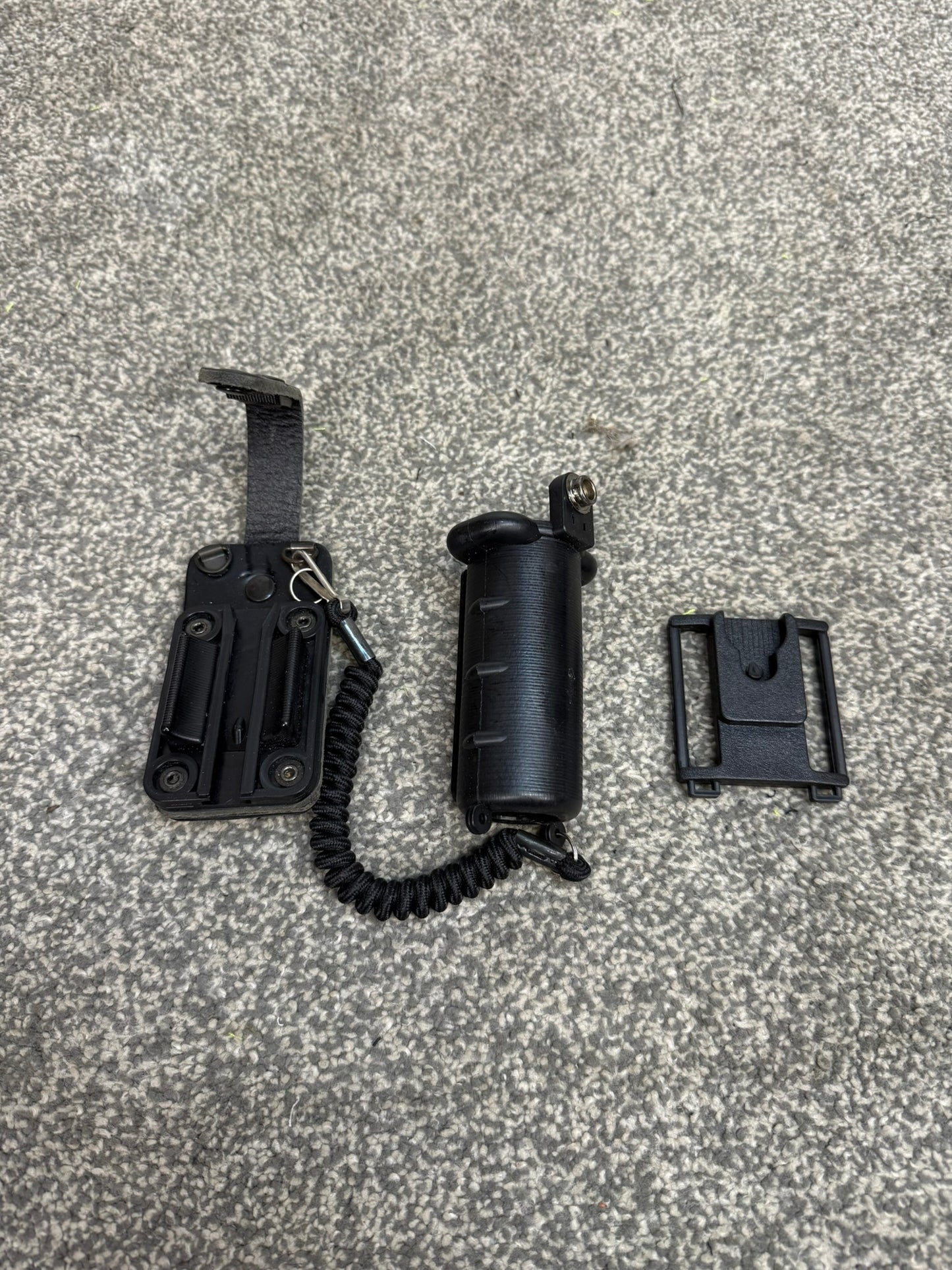 Ex Police CS Pepper Spray Holder Peter Jones With Klickfast Belt Dock