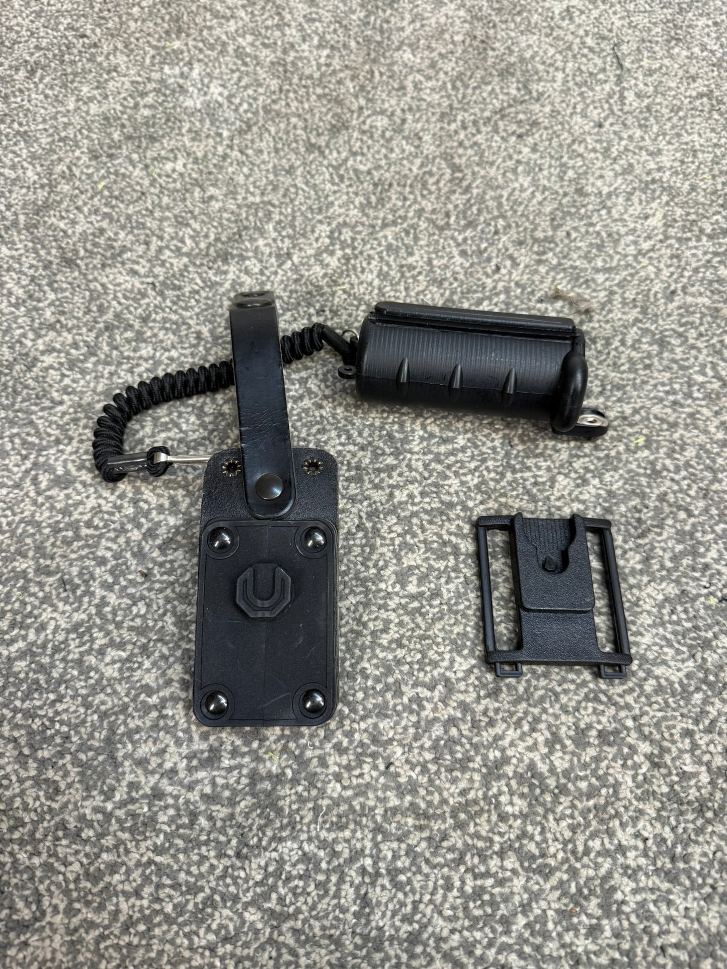 Ex Police CS Pepper Spray Holder Peter Jones With Klickfast Belt Dock