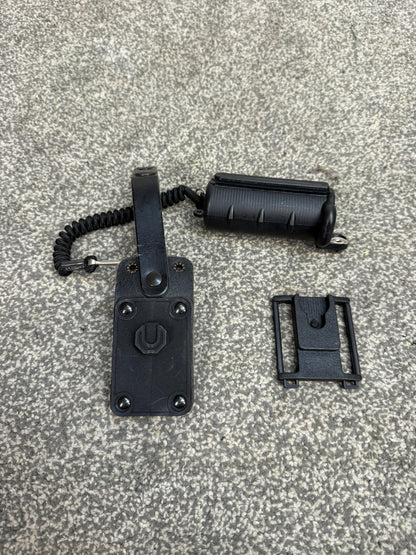 Ex Police CS Pepper Spray Holder Peter Jones With Klickfast Belt Dock