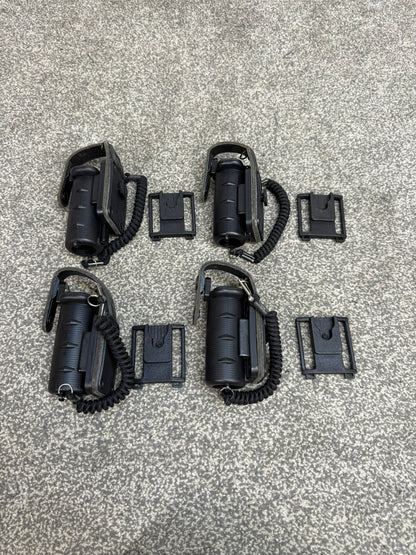 Ex Police CS Pepper Spray Holder Peter Jones With Klickfast Belt Dock
